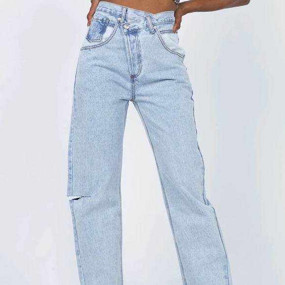 Princess Polly Denim - Princess Polly Asymmetrical Jeans